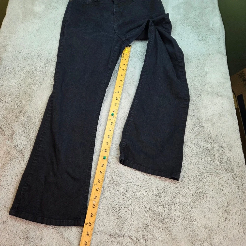 Signature Levi Strauss & Co. Bootcut Jeans Womens Sz 12S At Waist Stretch Black